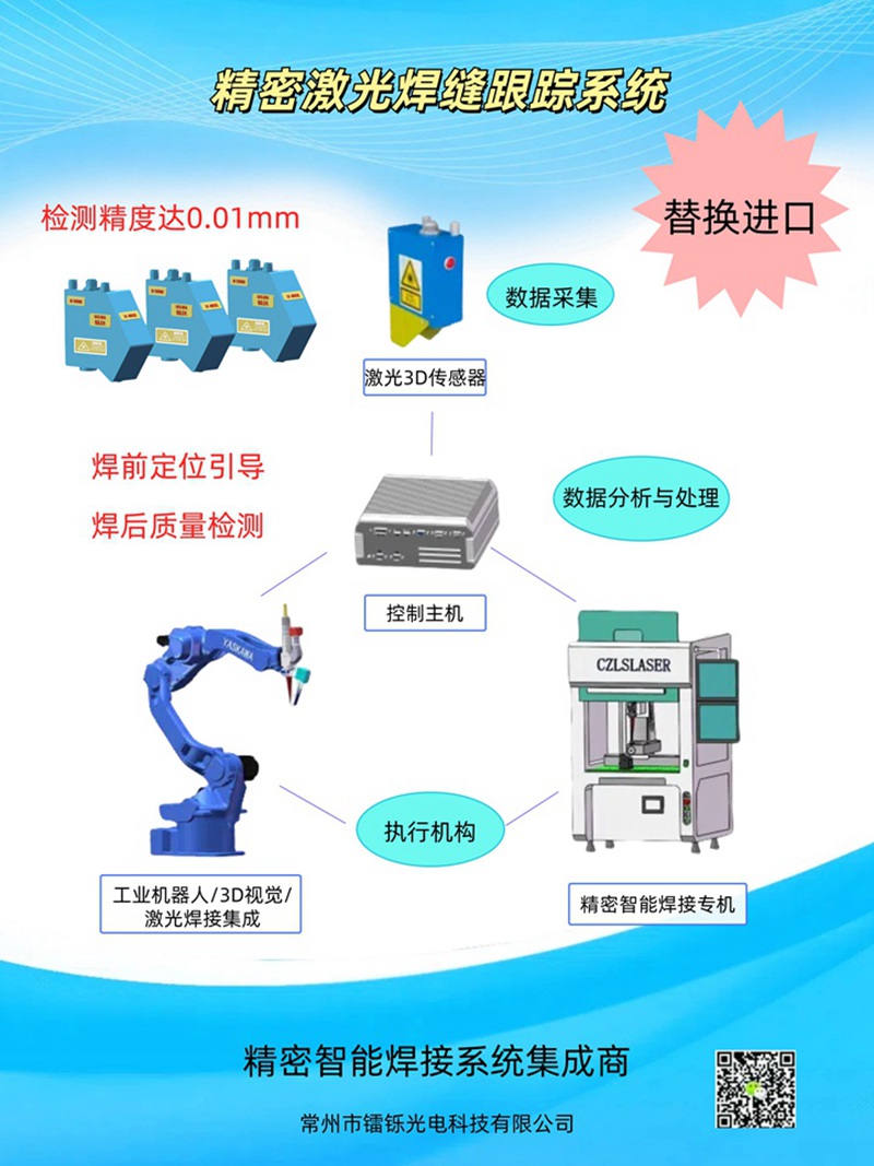 告別焊接偏差！鐳爍激光焊縫跟蹤傳感器，精準定位高效作業